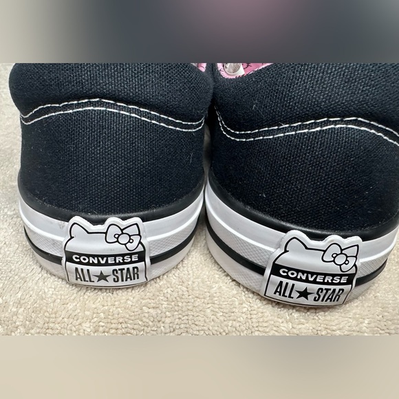 Converse Hello Kitty Sneakers - Black and Pink - Picture 5 of 11